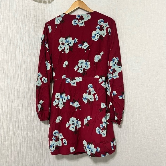 Lulus Fascinating Fun Floral Wrap Dress Size XL - Picture 4 of 7